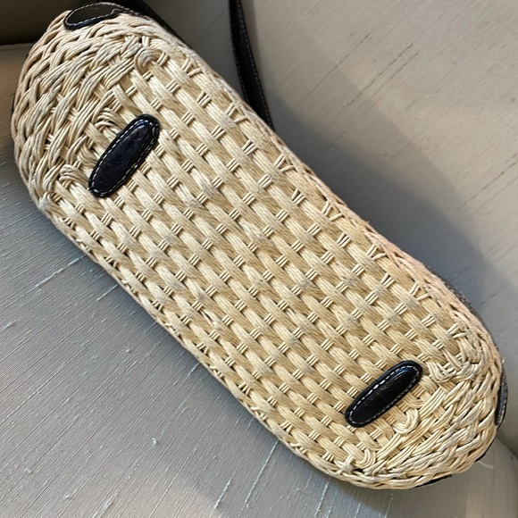 Brighton Straw With Leather Trim Shoulder/Tote Bag - Picture 8 of 13